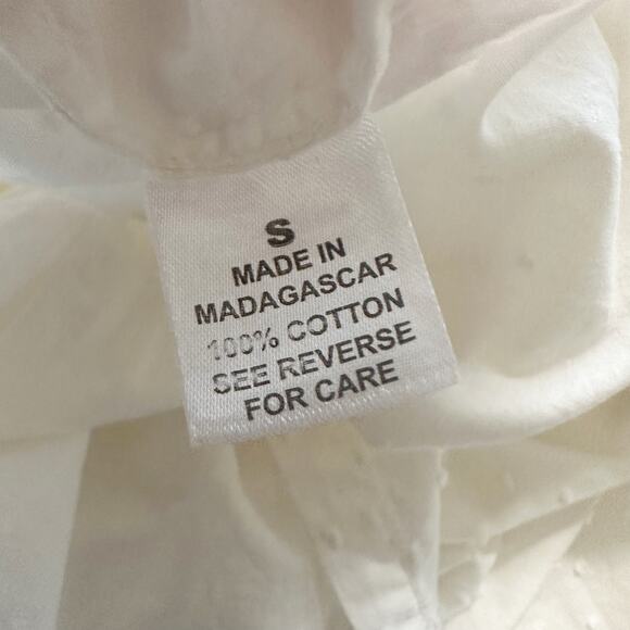 Lindsey Thornburg Queenie Midi Dress Small White NEW - Picture 8 of 9